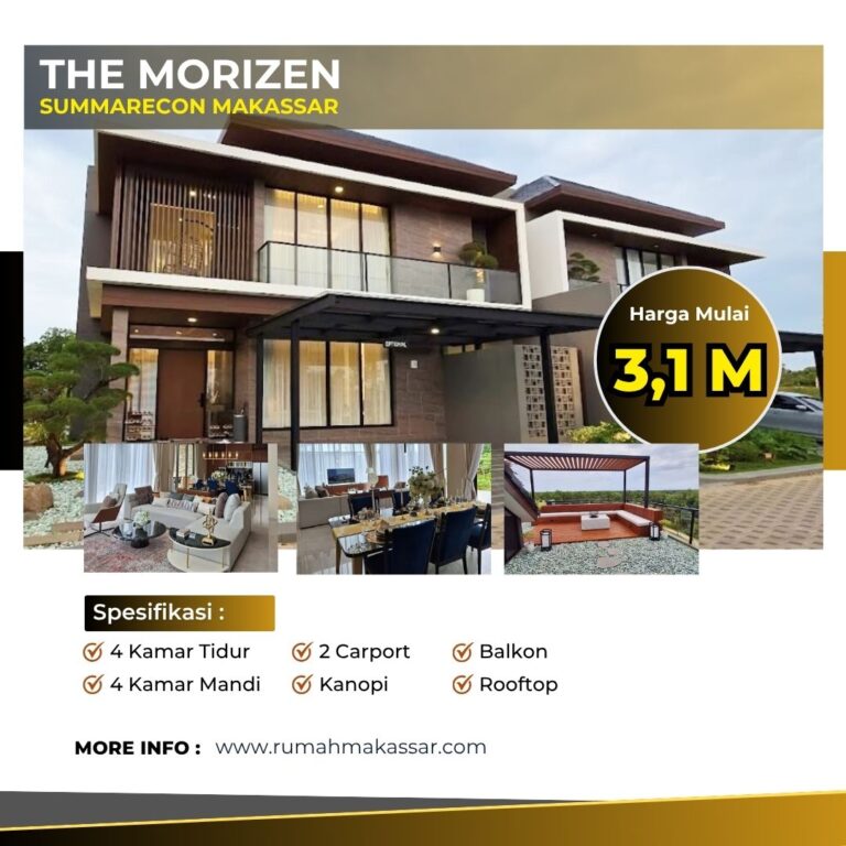 the Morizen Summarecon Makassar Hunian Mewah Bergaya Jepang di Kawasan Premium Jika Anda mencari rumah mewah dengan desain elegan