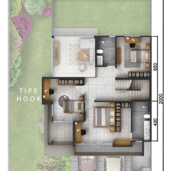 type kiyeki morizen summarecon makassar